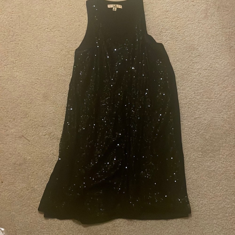 black sequin party dress, size small